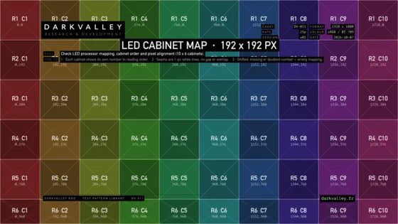 LED cabinet map